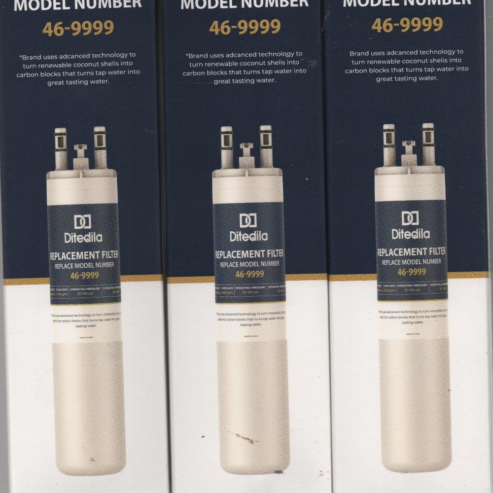 Lot of 3 Ditedila Replacement Refrigerator Water Filters Kenmore Compatible NEW